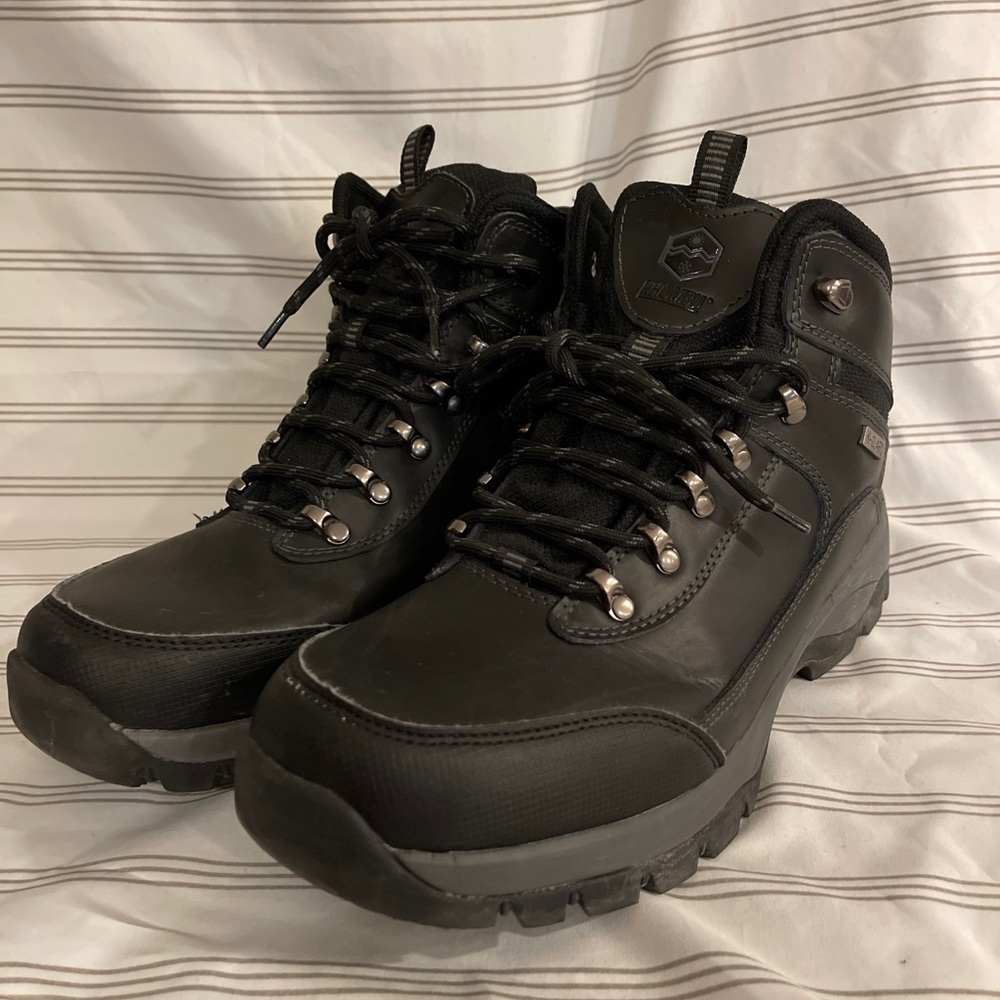 Khombu Men's Leather K-Guard Hiking Boots Size 10M